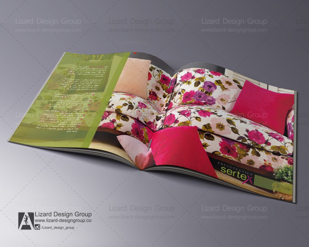 طراحی کاتالوگ پارچه
